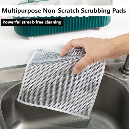 Non Scratch High Quality Dish Wash Cloths | ⚡Buy 5 Get 5 Free⚡