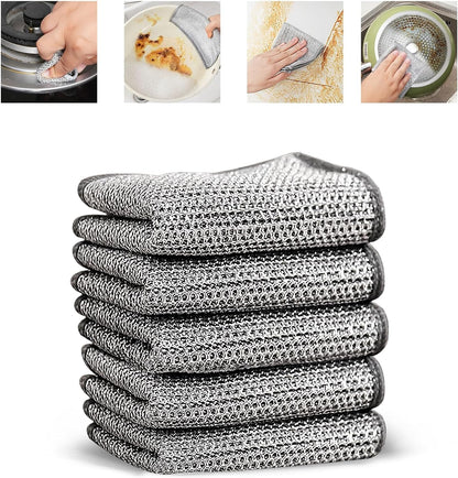 Non Scratch High Quality Dish Washing Cloths | ⚡Buy 5 Get 5 Free⚡ | Limited Stock