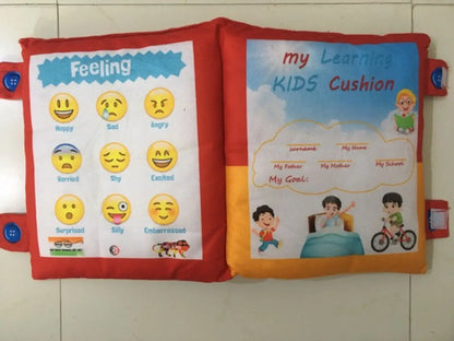 Learning Cushion Pillow Book For Kids 🔥 Hot Sale 🔥