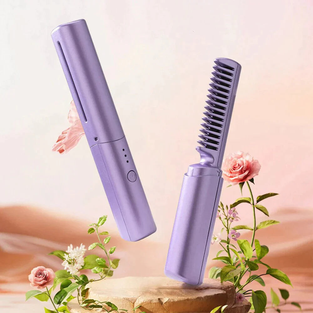 2 in 1 Wireless & Smart Hair Styling Comb