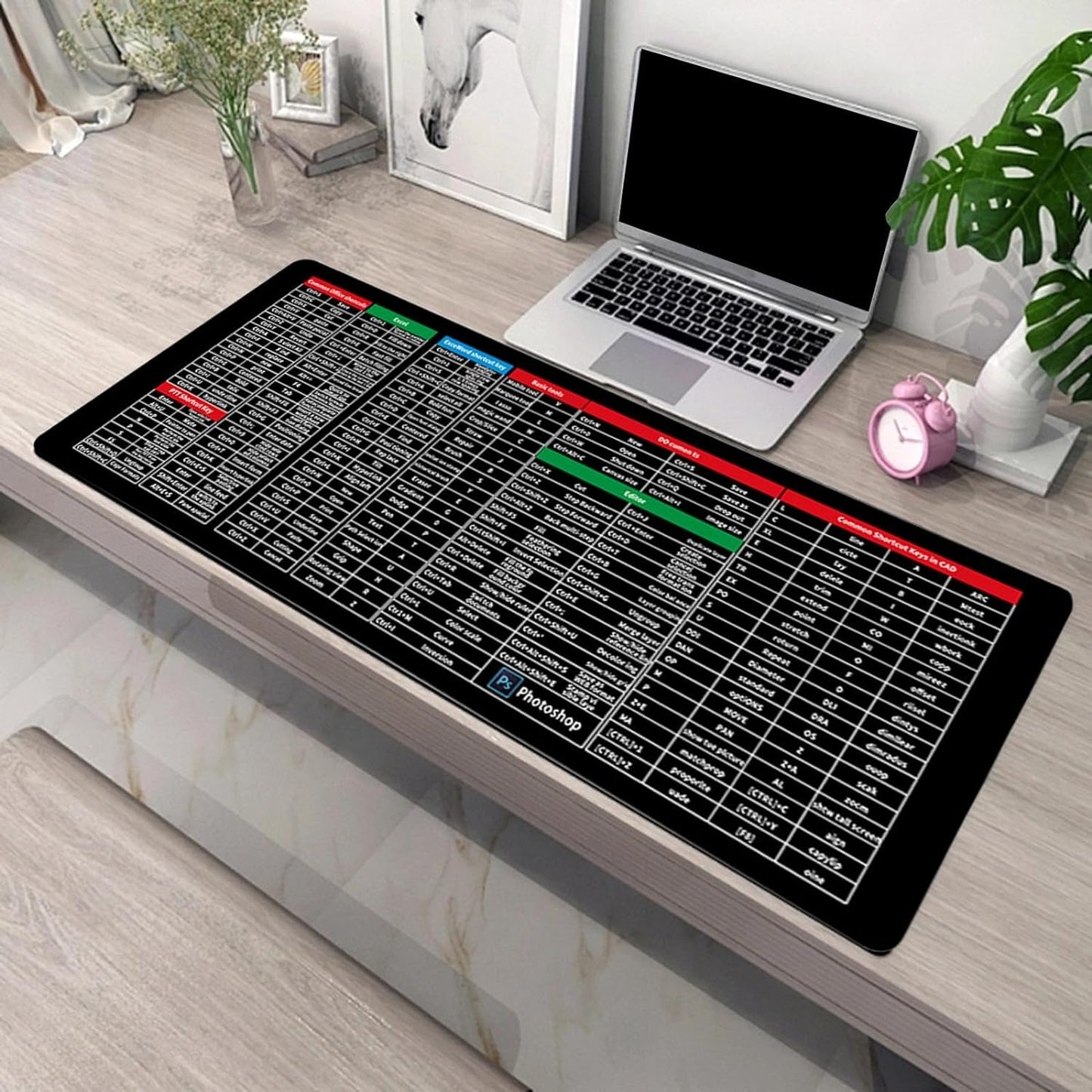 ShortcutPro Keyboard Desk Mat™
